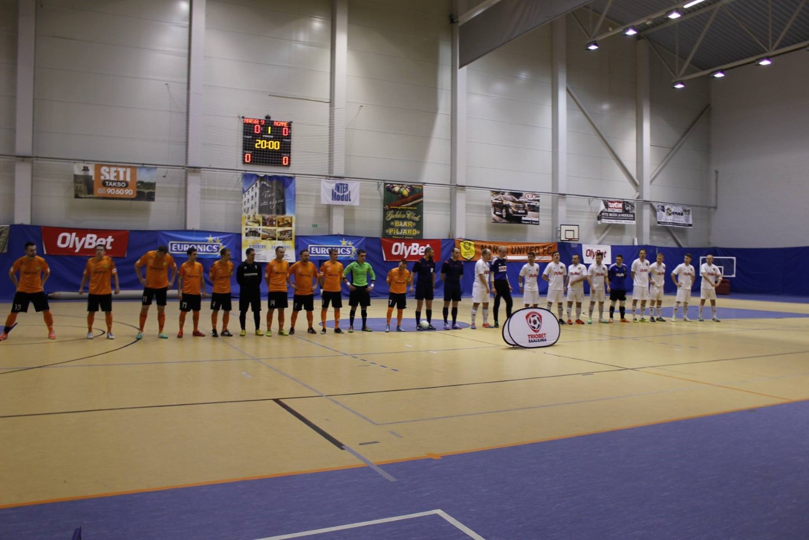 JÄRELVAADATAV | Saalijalgpalli EMV poolfinaal Nõmme Olybet - Narva United