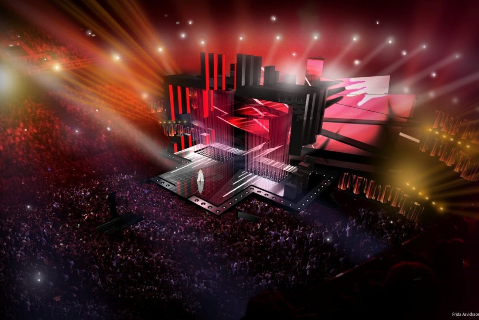 Eurovisioni lava ehitavad 250 töölist