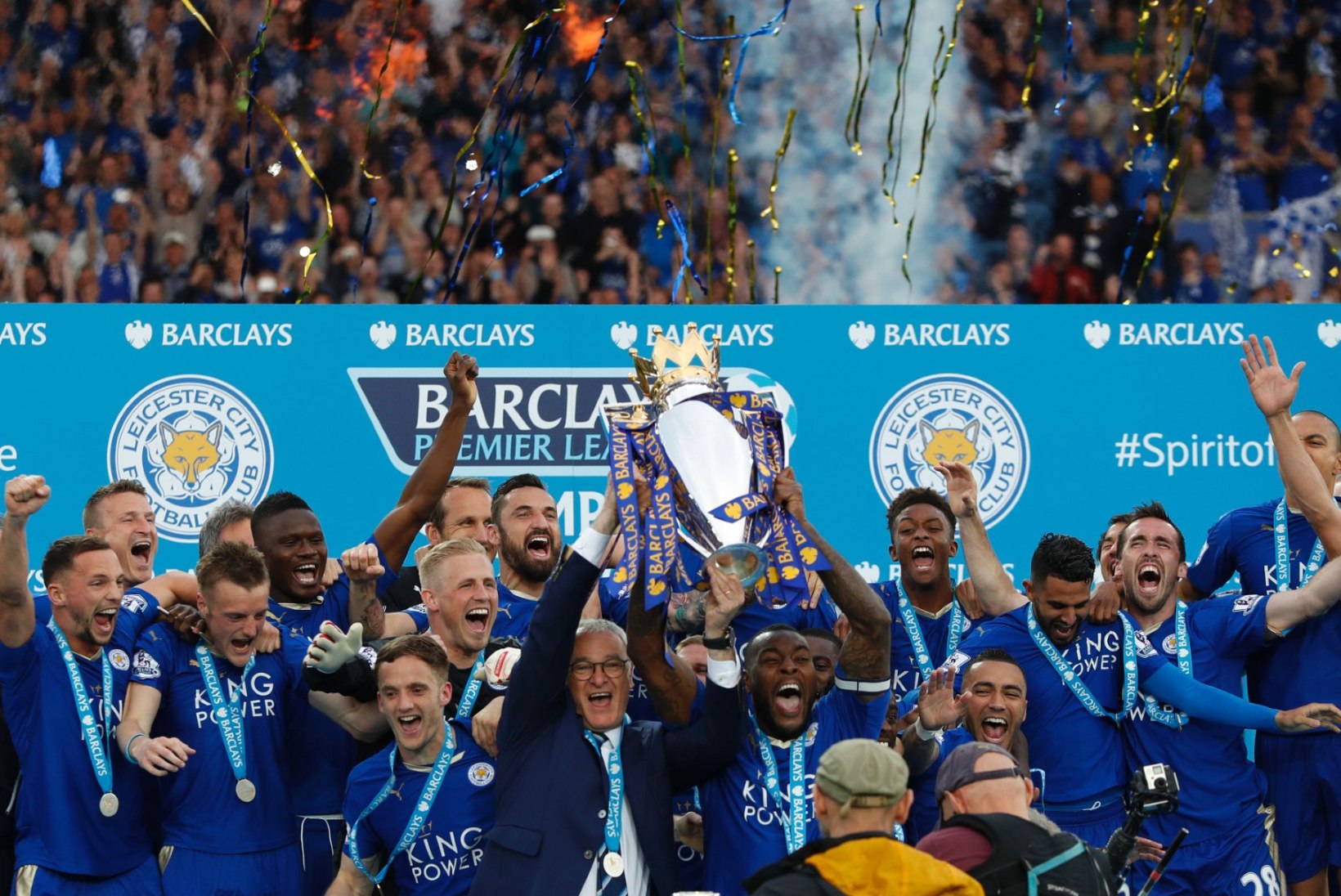 GALERII JA VIDEO | Leicester City hullas meistritiitliga!