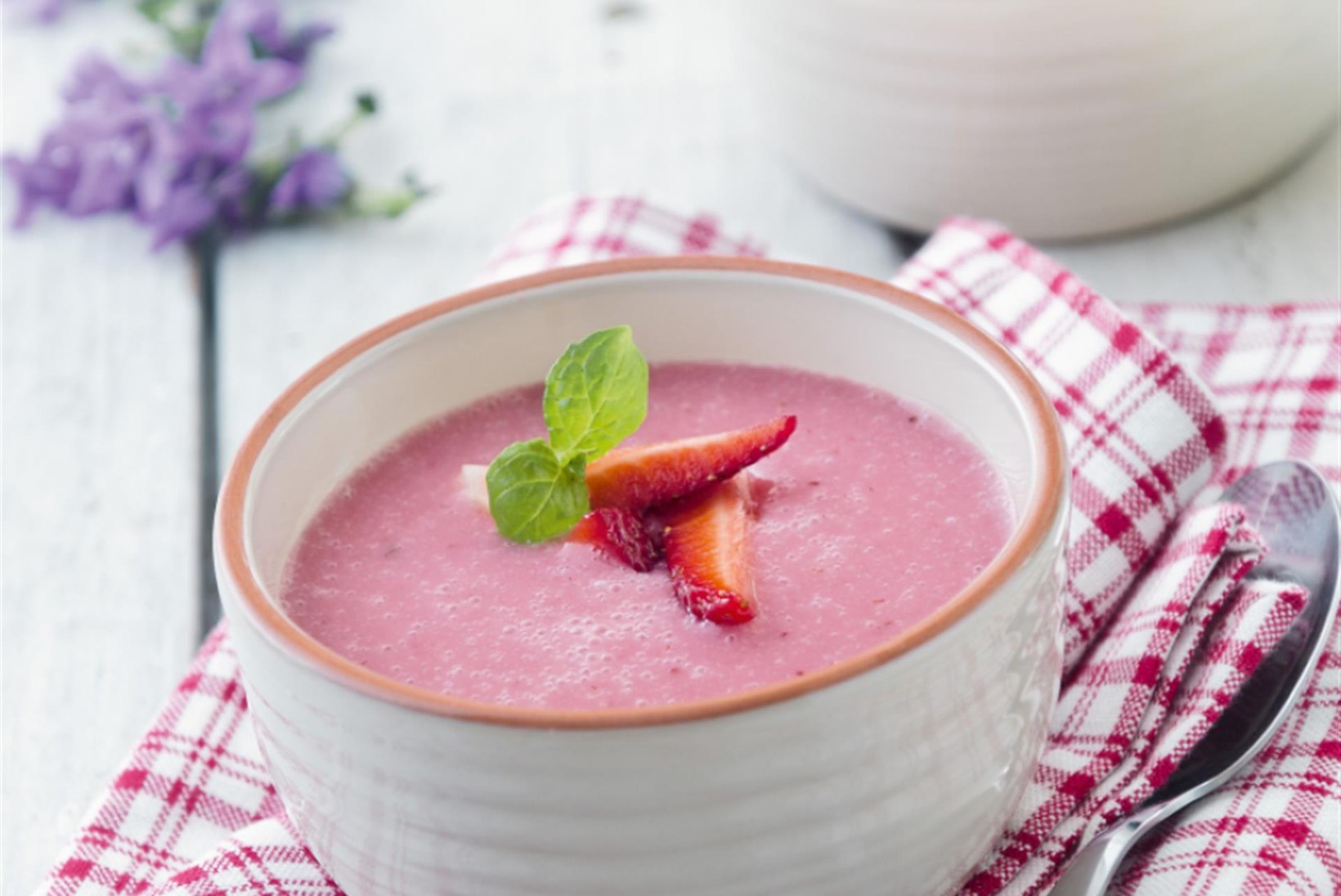 Maasika-jogurtisupp