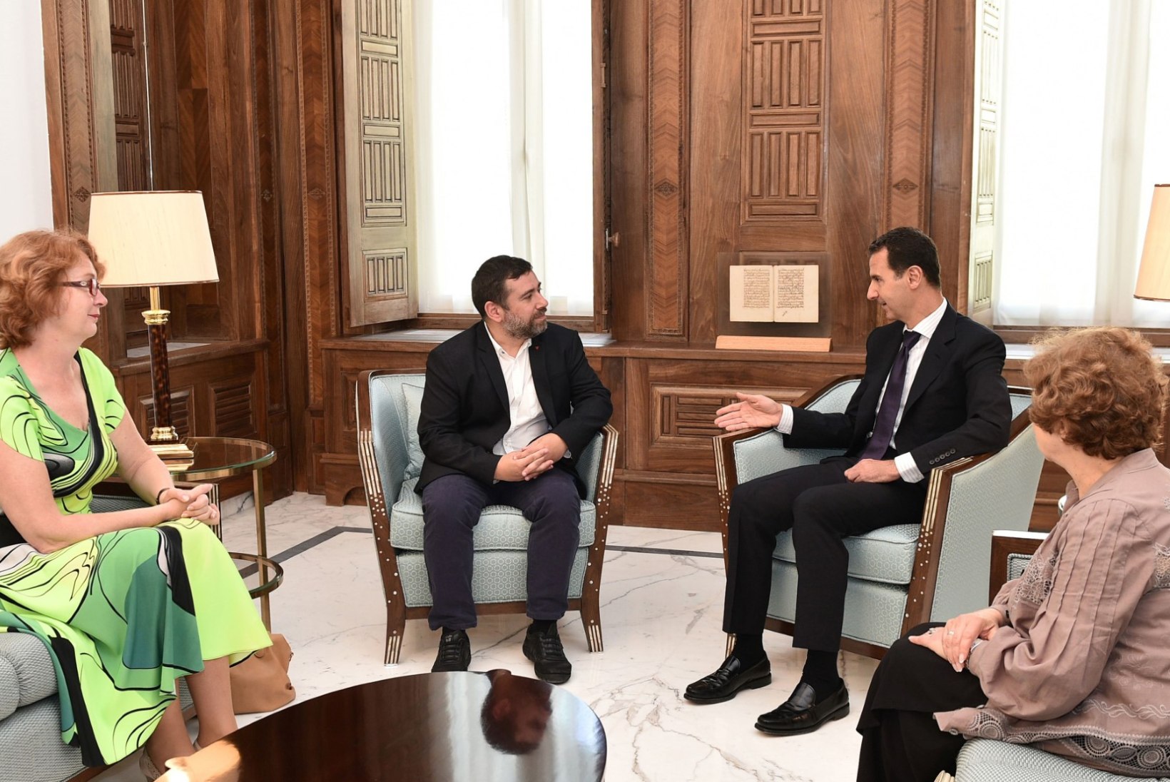 Yana Toom kohtus Süürias president Assadiga