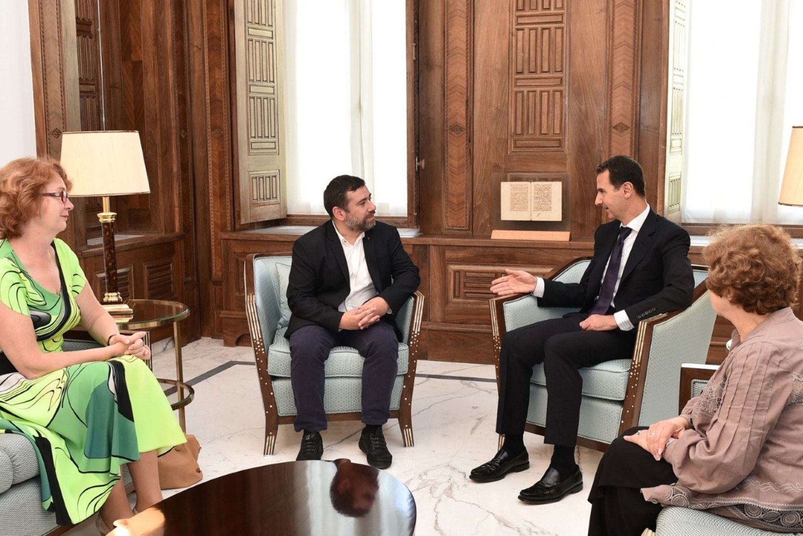 Yana Toomi visiidi Assadi juurde maksis osaliselt kinni Süüria valitsus