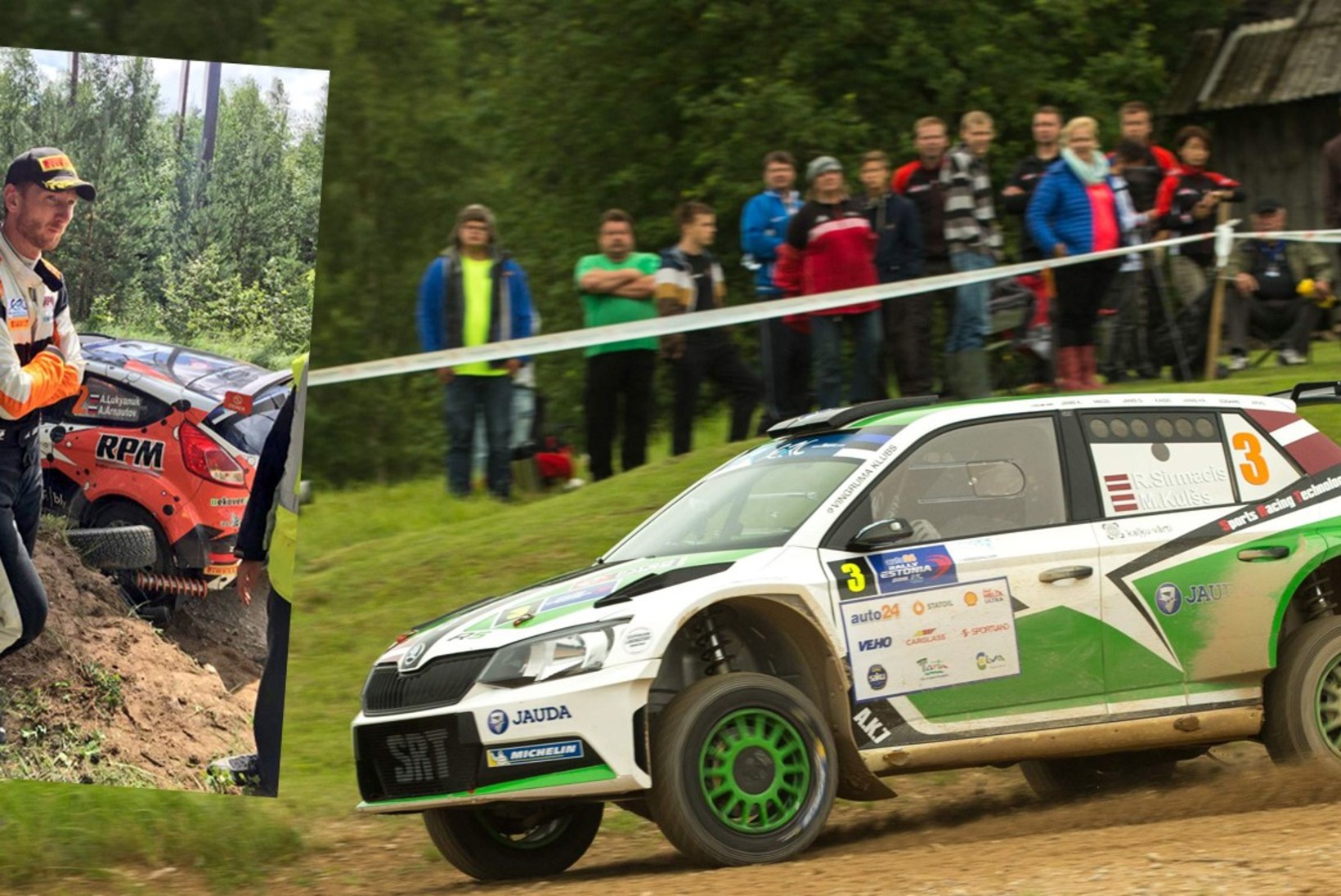 Rally Estonia võitja pääses starti üle noatera ja ainult tänu kipskäega kaardilugejale!