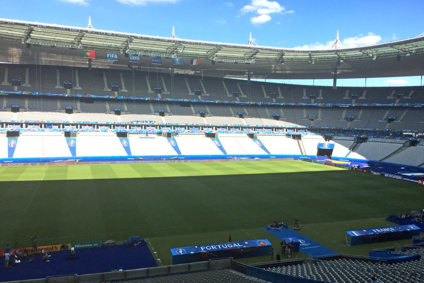 FOTOD | Stade de France on finaaliks ehitud, aga plats joonimata