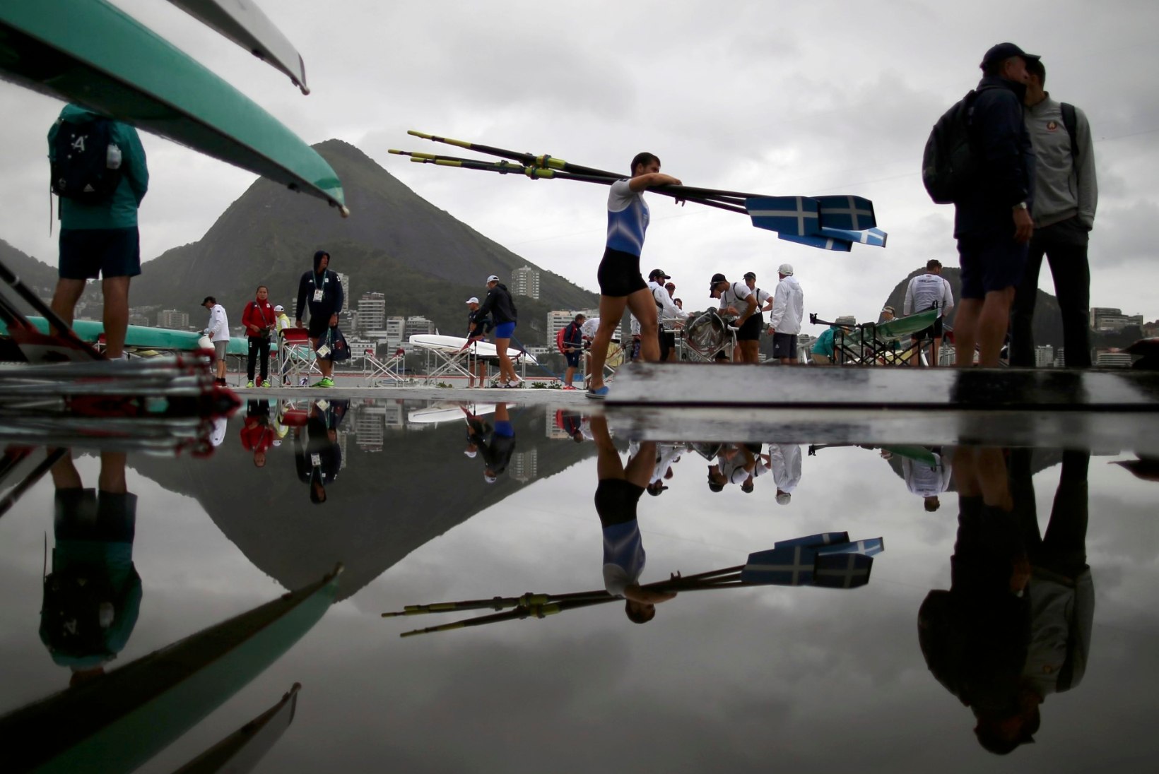 FOTOD | Vaata, milline ilm tõmbas sõudjate tänasele olümpiafinaalile kriipsu peale