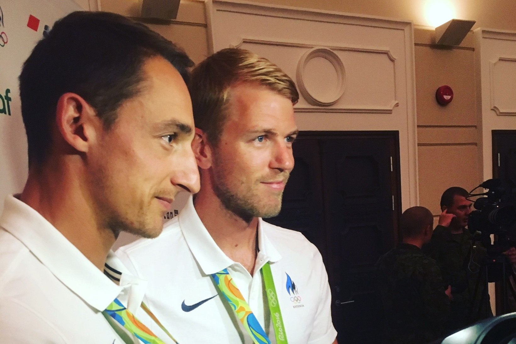 VIDEO ja GALERII | Vaata, kuidas tervitati olümpiapronkse Allar Rajat ning Kaspar Taimsood