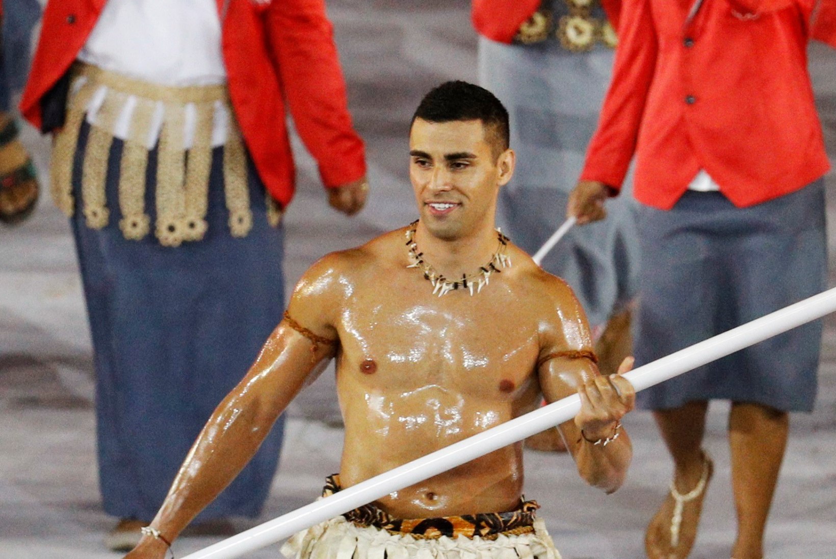 FOTOD | Õlitatud ja musklis Tonga lipukandja hullutas tervet maailma