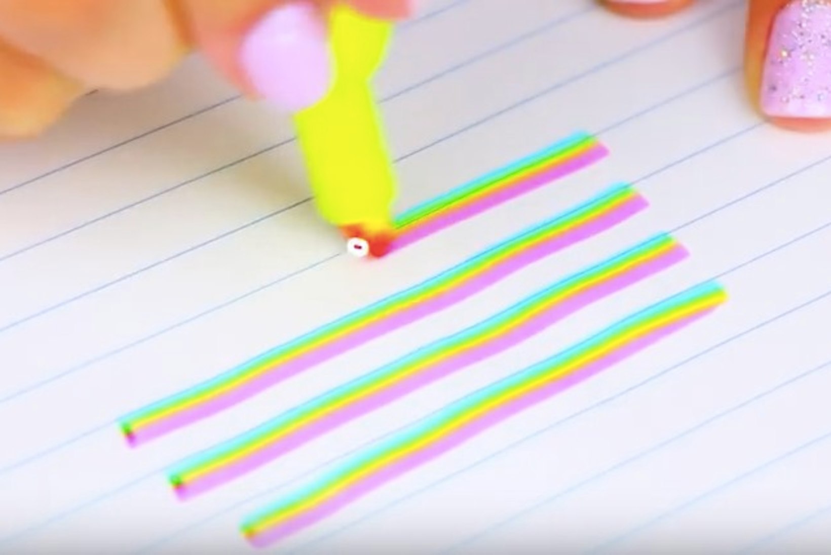 VIDEO! Tee endale või lastele vikerkaare-marker 