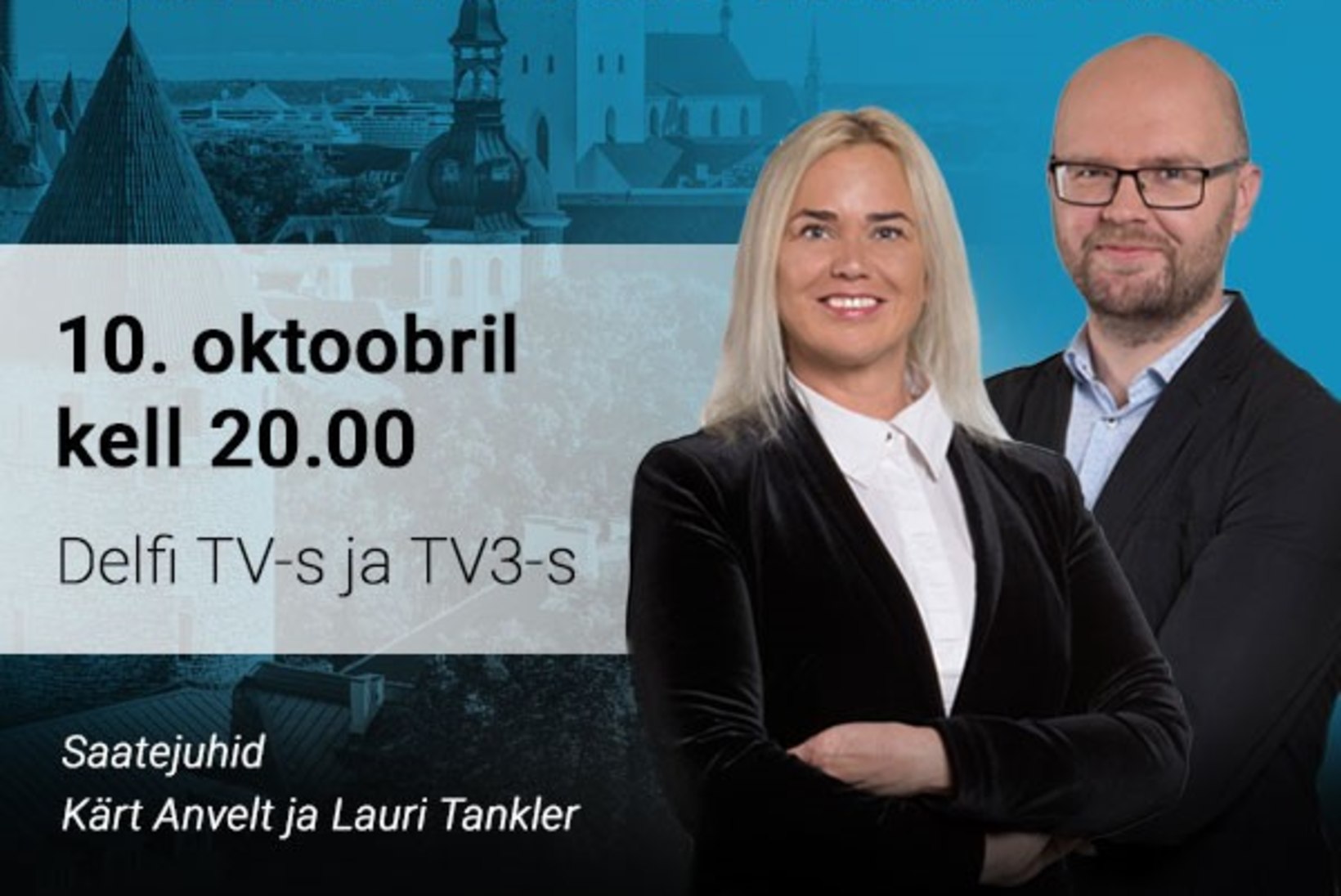 „Suur valimisdebatt: Tallinn otsib linnapead!“ täna TV3s!