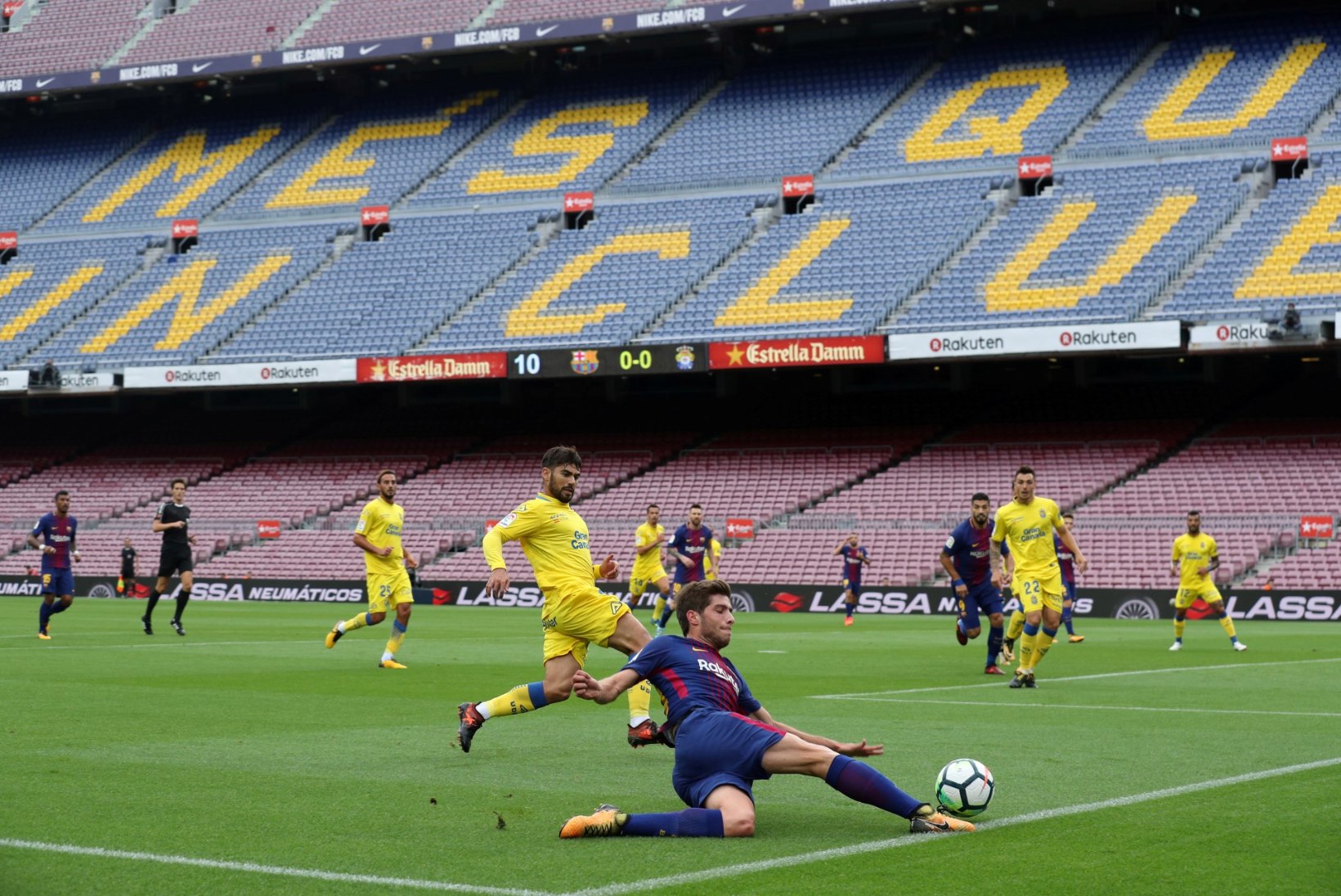 FC Barcelona ühines Kataloonia streigiga: meie täna ei treeni!
