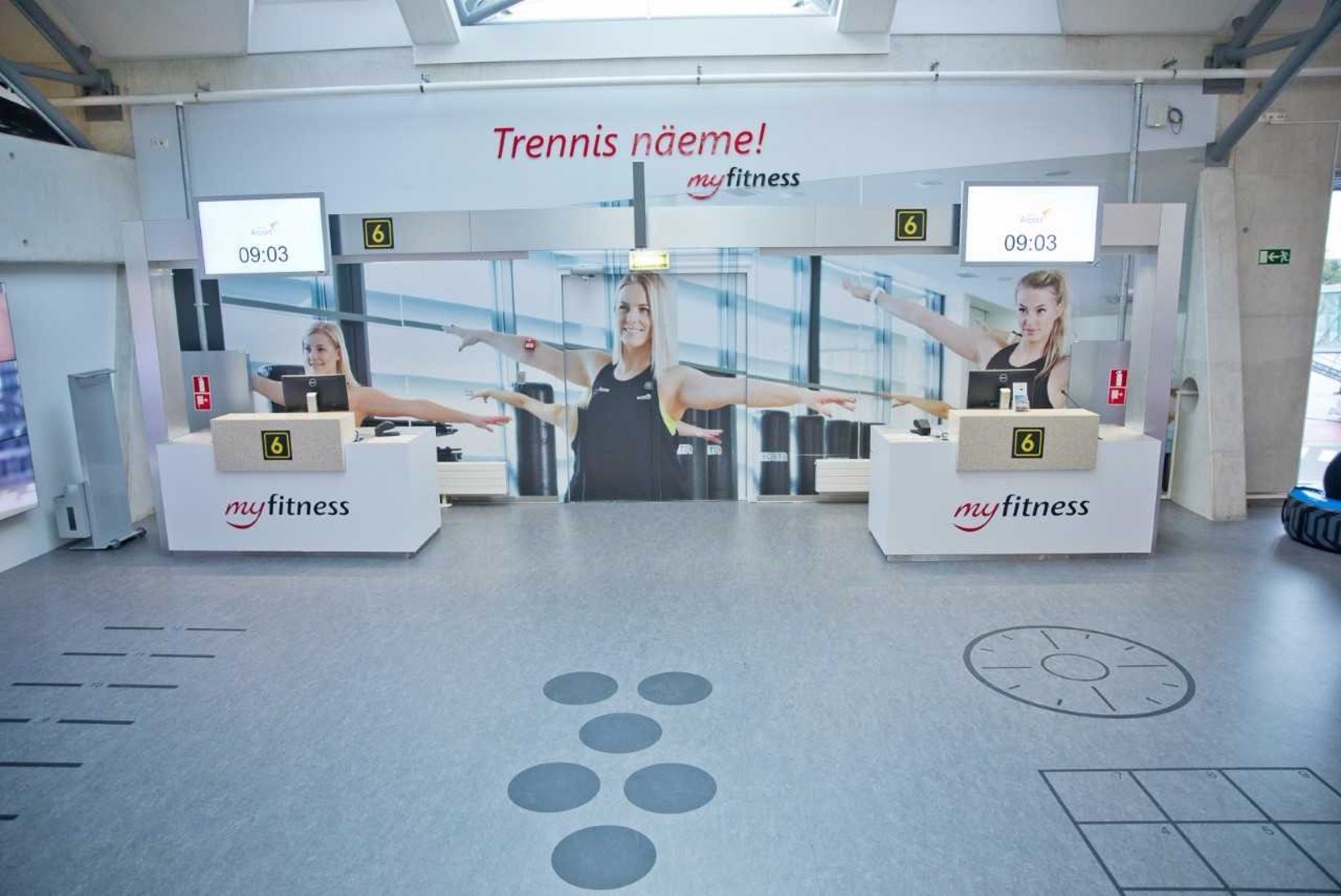 FOTOD | ESIMENE EUROOPAS! Tallinna lennujaamas avati tasuta spordiklubi