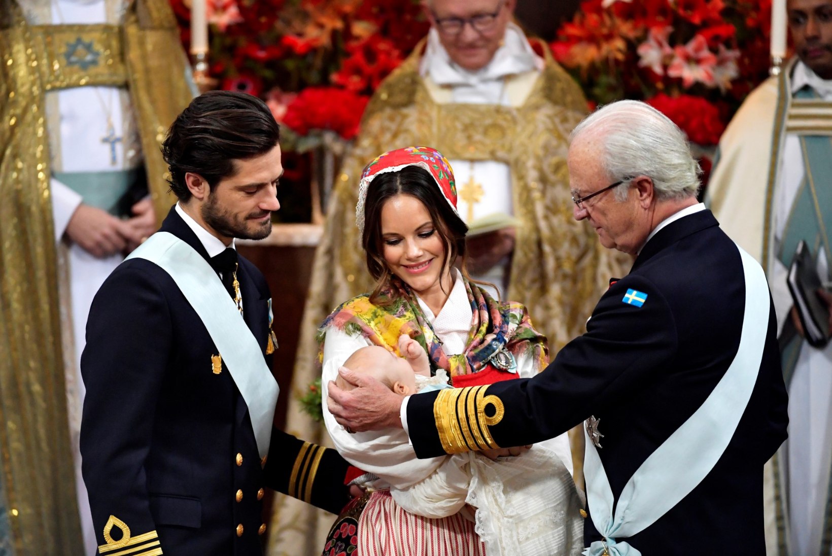 Täna ristiti Stockholmis Rootsi kuningliku pere noorim liige prints Gabriel