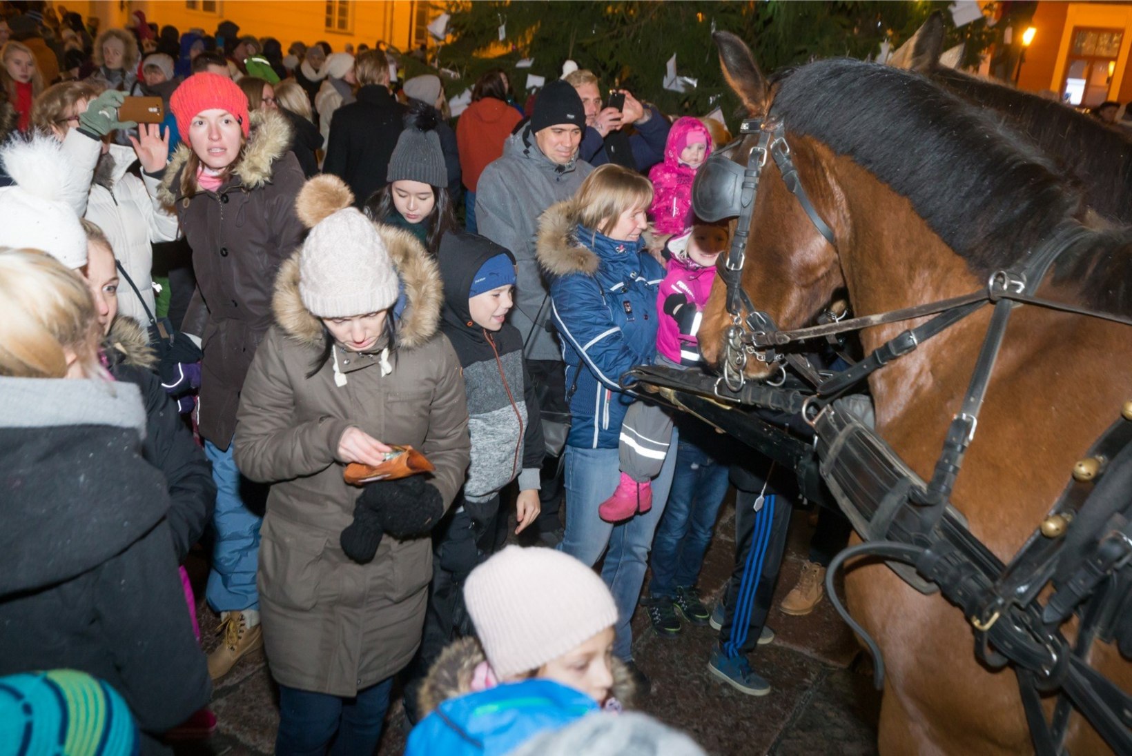 GALERII | Tartu jõulutulede süütamine tõi Raekoja platsi rahvast täis