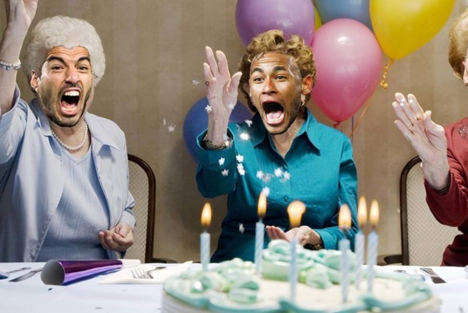 PSG konkurent: Messi, Neymar ja Suarez tegid Cavanile sünnipäevakingi!