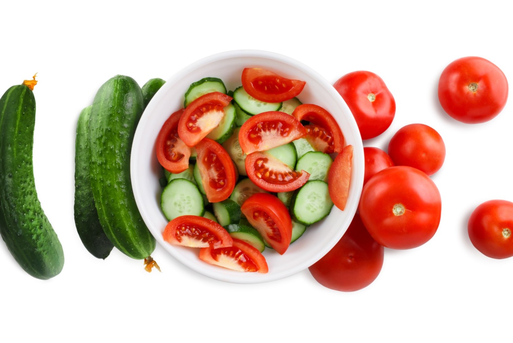 Kui hoolid oma tervisest, ära pane tomatit ja kurki ühte salatisse