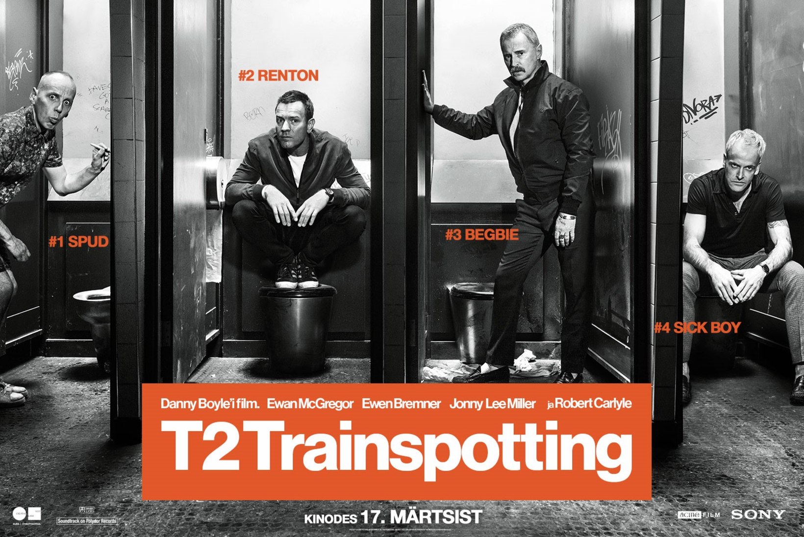 MÄLUMÄNG | Peagi jõuab kinodesse film "T2 Trainspotting"! Vasta küsimustele ja võida kinopiletid!