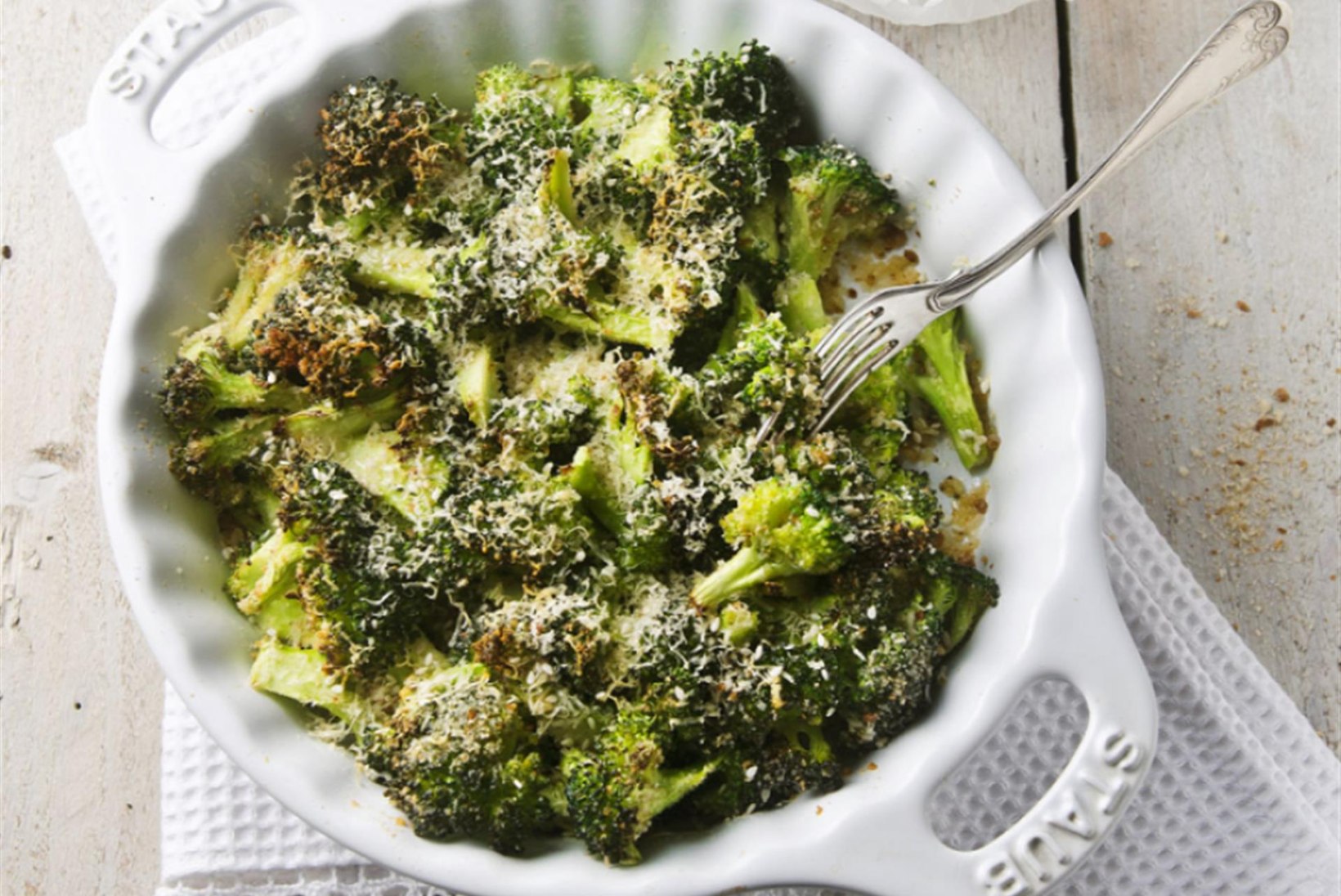 Röstitud brokoli parmesani ja sidruniga