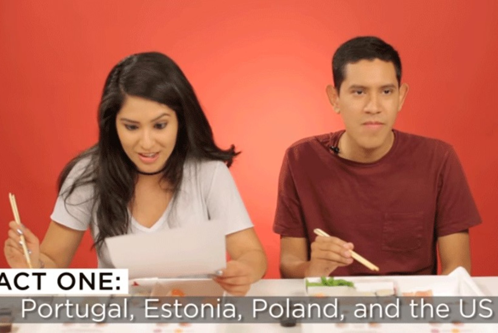 VIDEO | Uudis lõhe väljasuremisohust Eestis viis BuzzFeedi katsejänestelt sushiisu