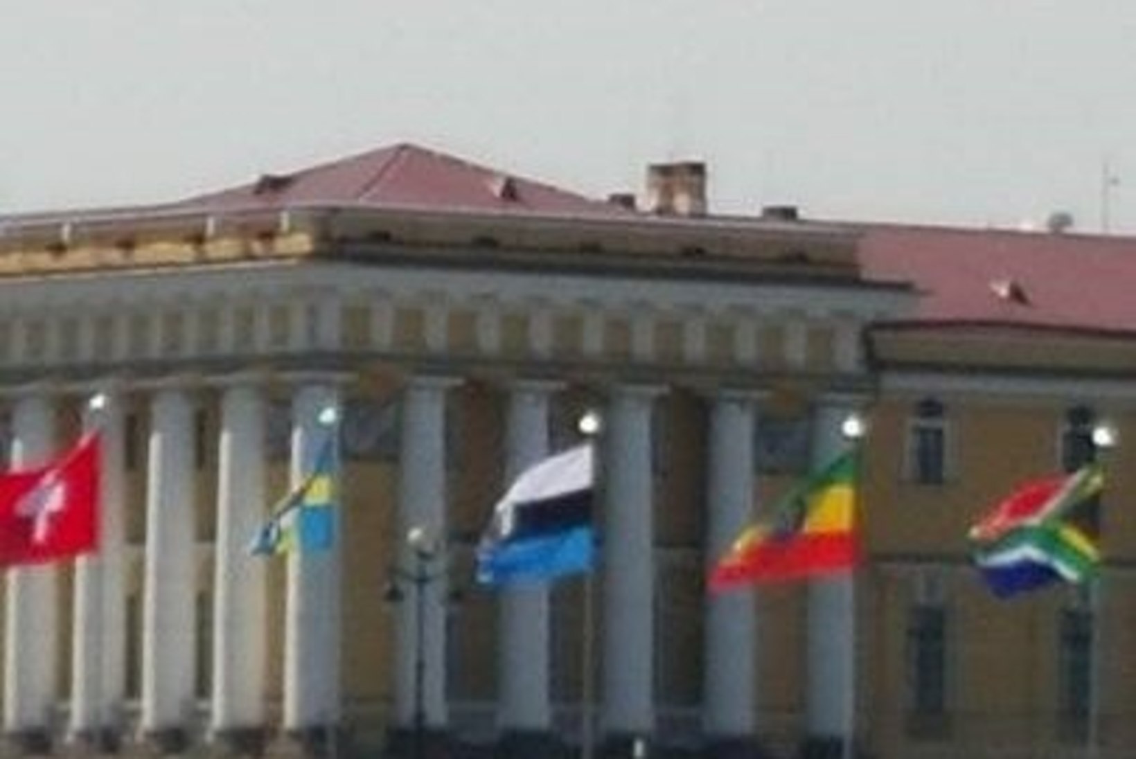 ÕHTULEHE FOTOD: Medvedevi suurfoorum pööras Eesti lippu mitu korda ümber