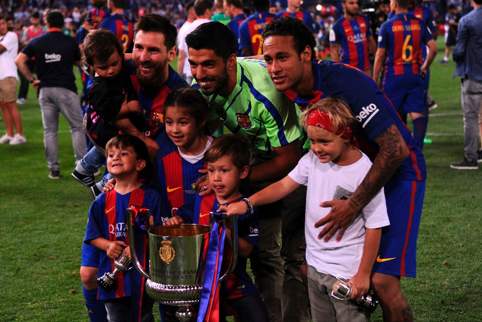 GALERII | Messi ja Barcelona lohutasid end Hispaania karikavõiduga