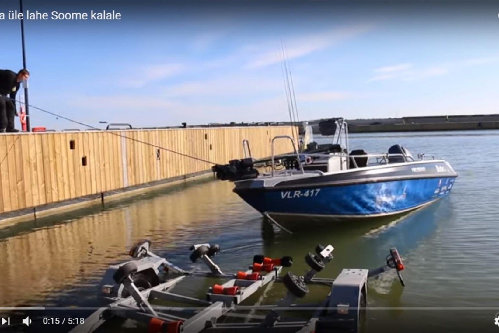VIDEO: Kaatriga üle lahe kalale