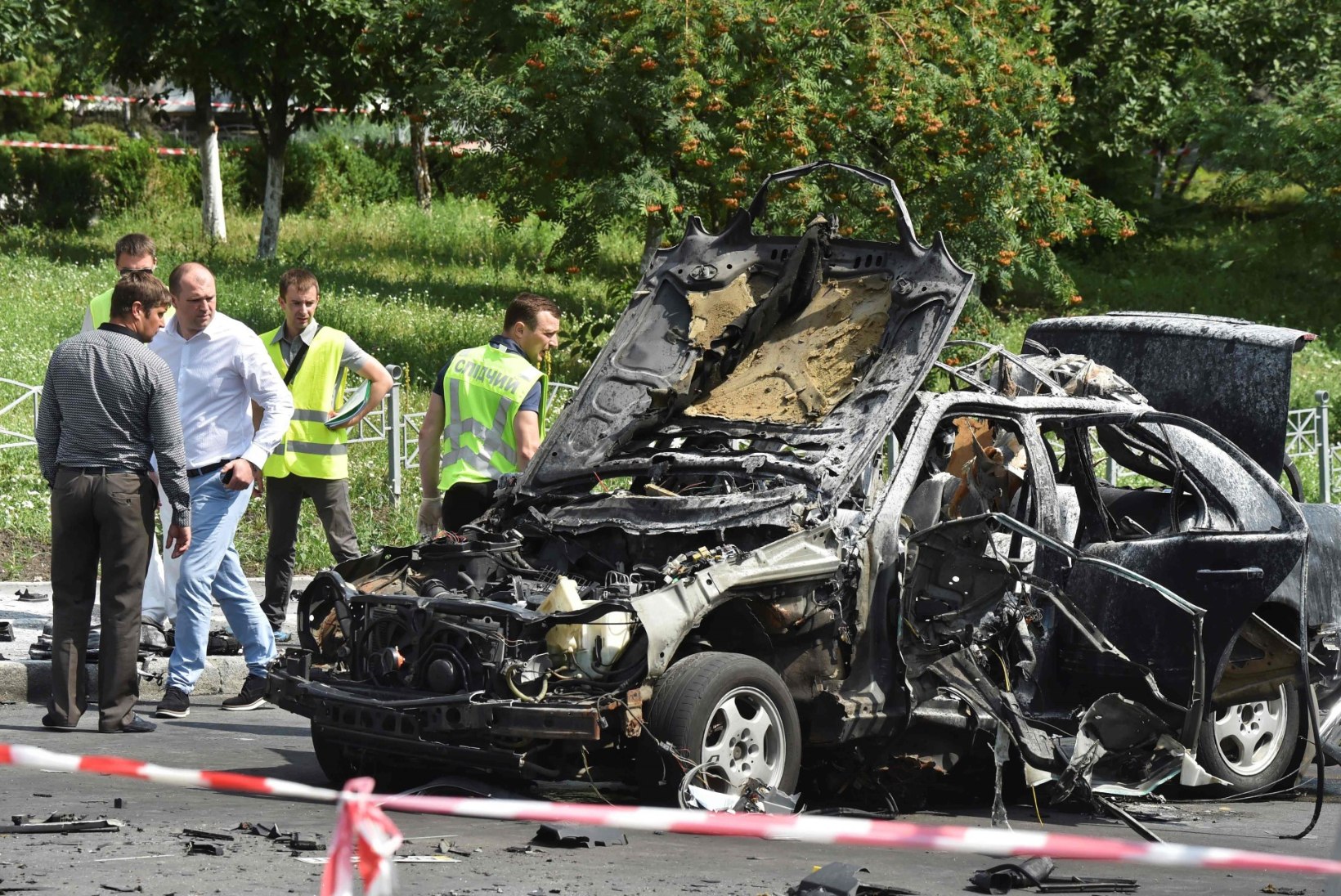 Kiievis autoplahvatuses hukkunu oli Ukraina sõjaväeluure eriteenistuse ülem