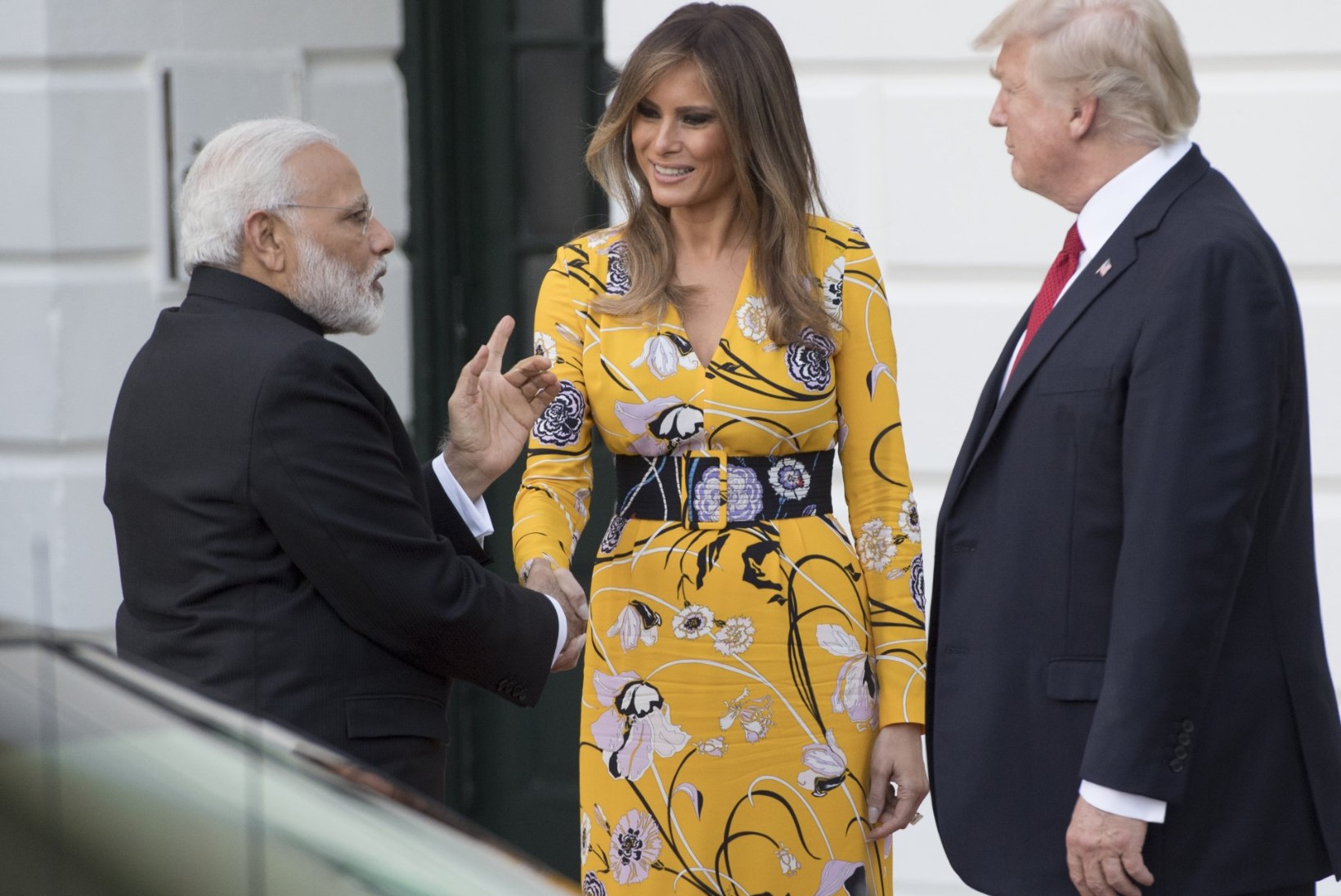 FOTOD | Melania Trump võõrustas India peaministrit ligi 2000 eurot maksvas kleidis
