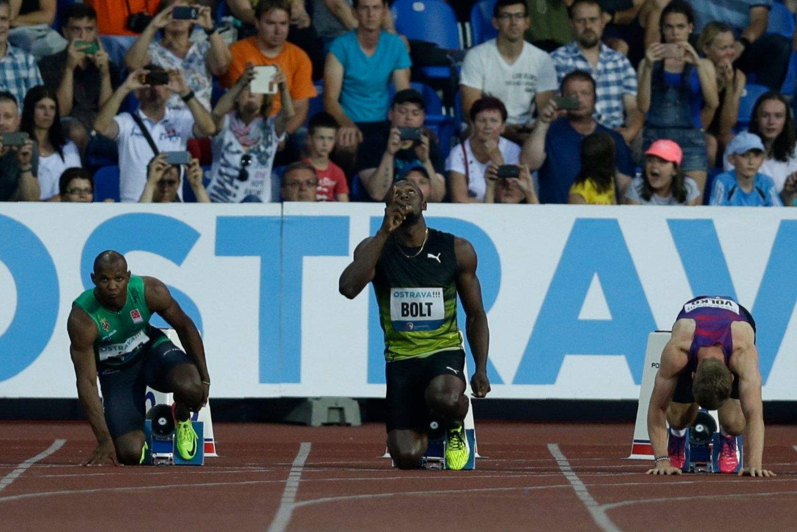 VIDEO | Usain Bolt ei suutnud Tšehhis 10 sekundi piiri alistada