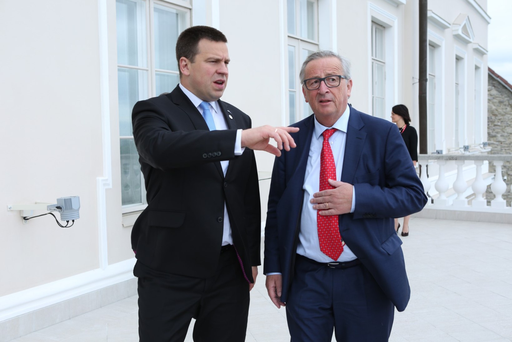 Ratas tutvustas Junckerile Eesti eesistumise tööplaane