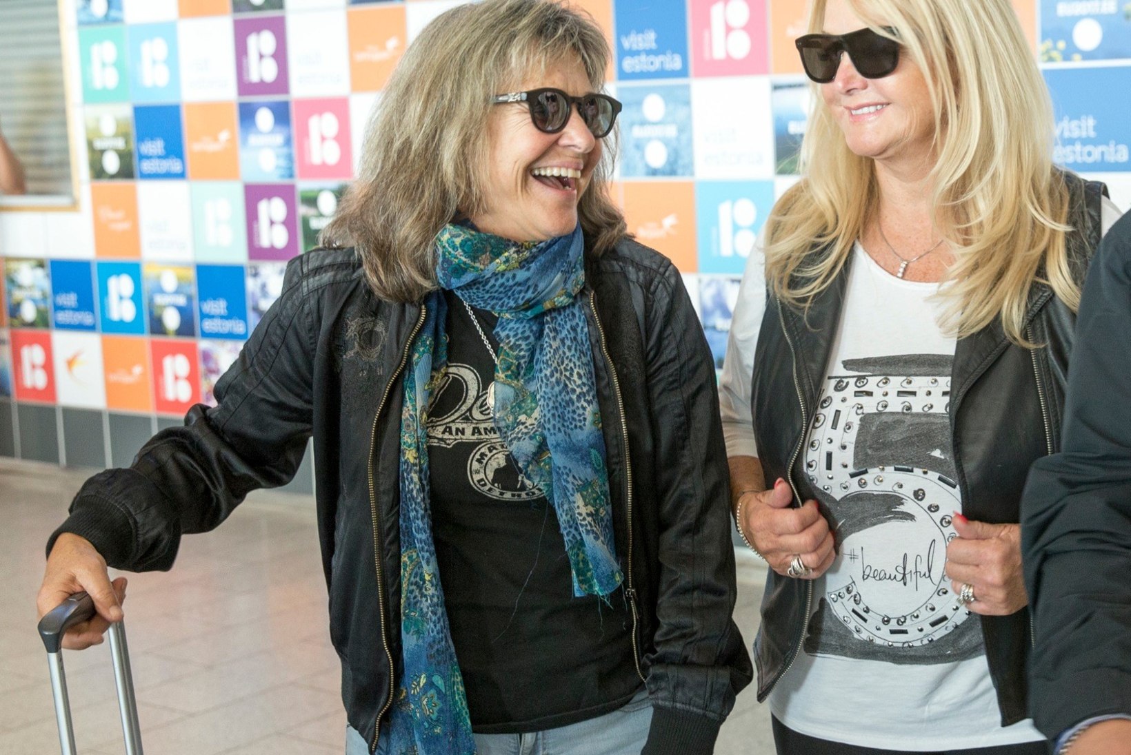 FOTOD | Rockilegendid Bonnie Tyler ja Suzi Quatro saabusid Eestisse