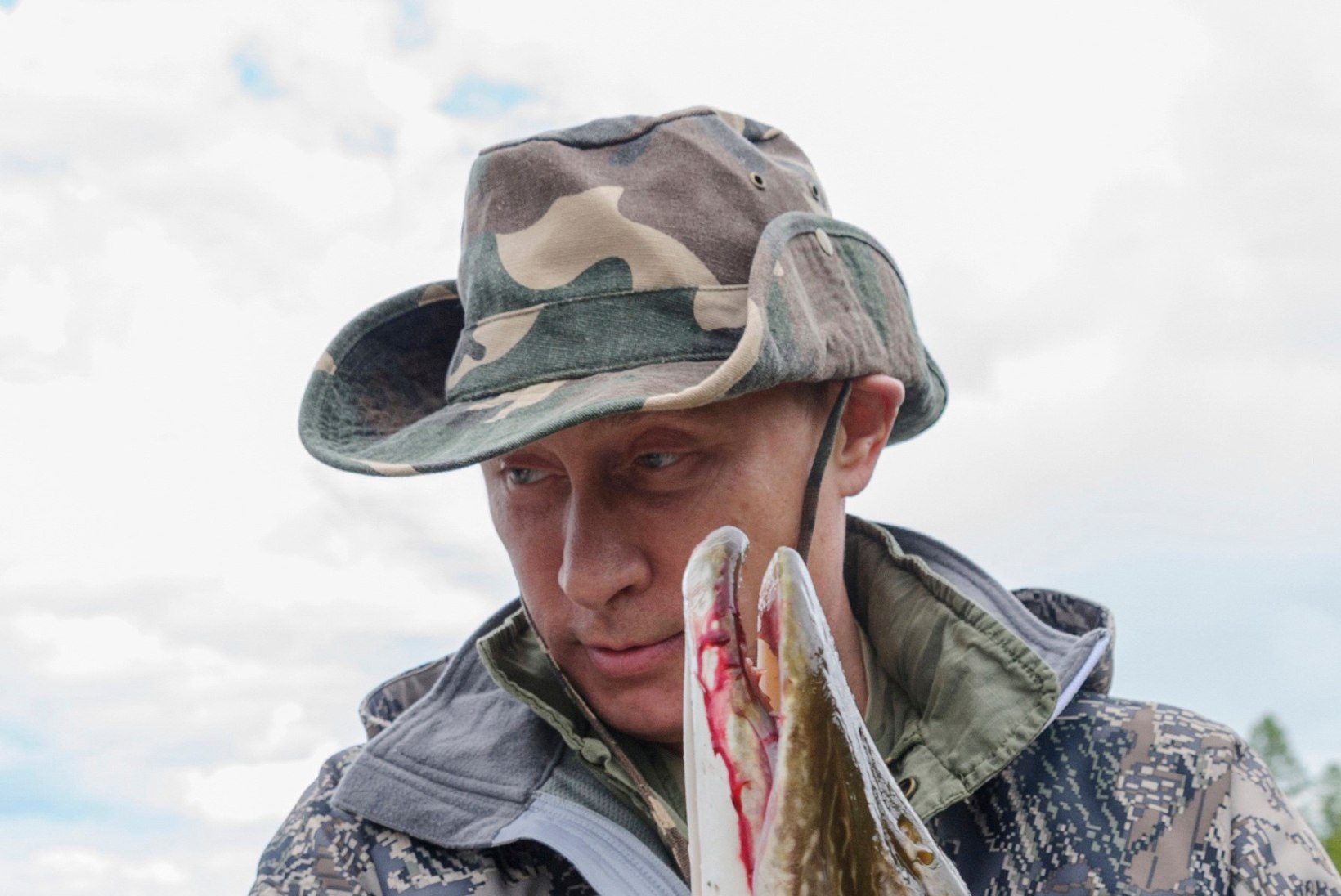 Putin näpistas aega kalapüügiks, pressišeff väitis enne vastupidist