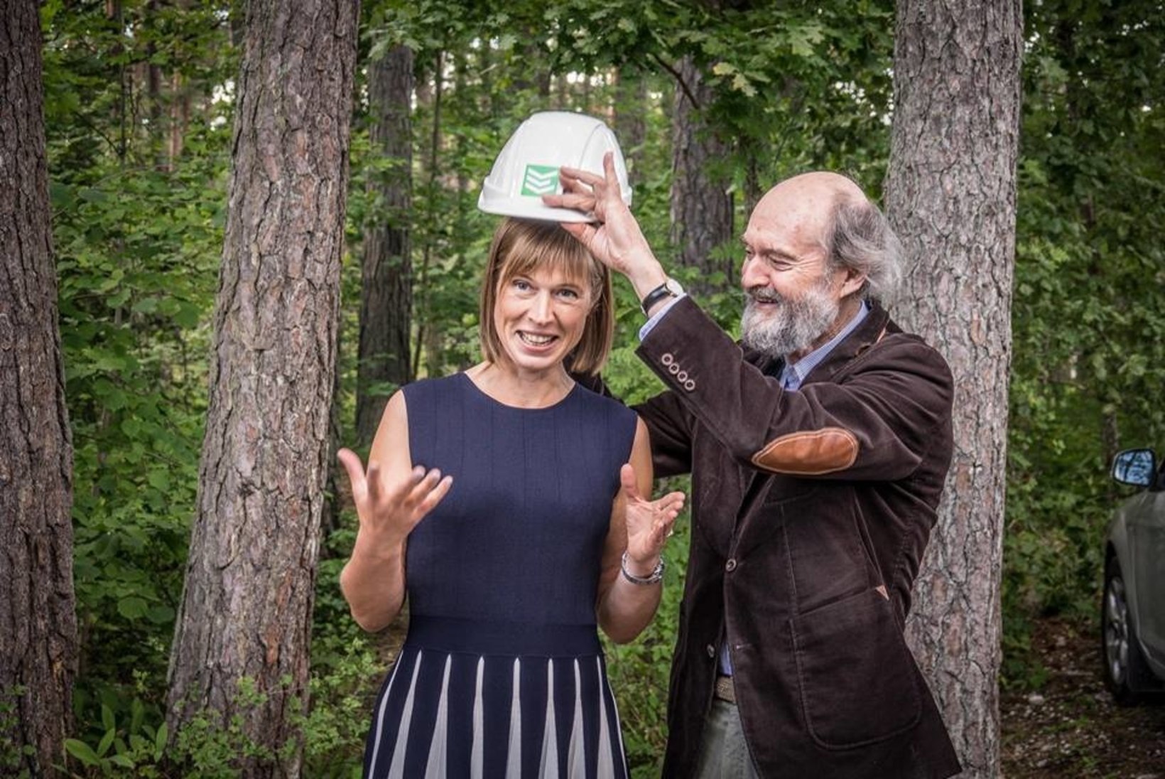 President Kaljulaid käis Arvo Pärdiga ehitusplatsil