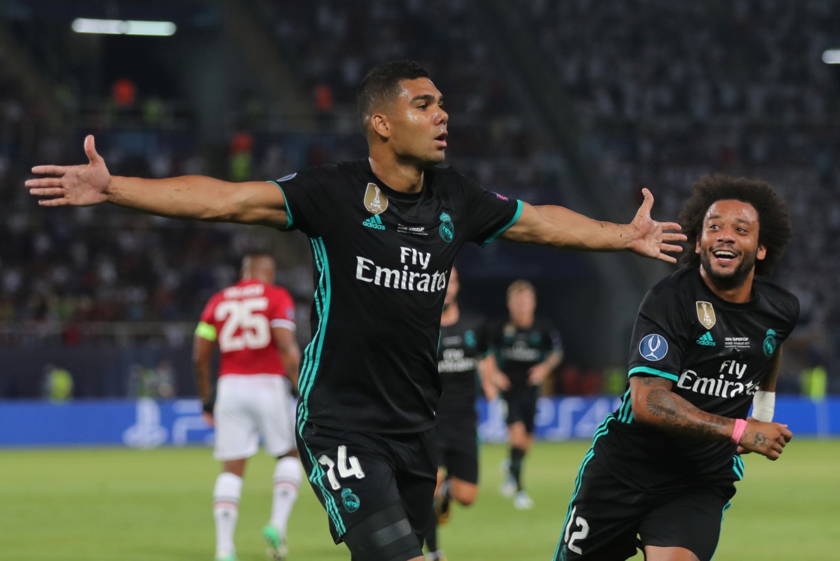 GALERII | Madridi Real alistas Manchester Unitedi ja võitis järjekordse karika