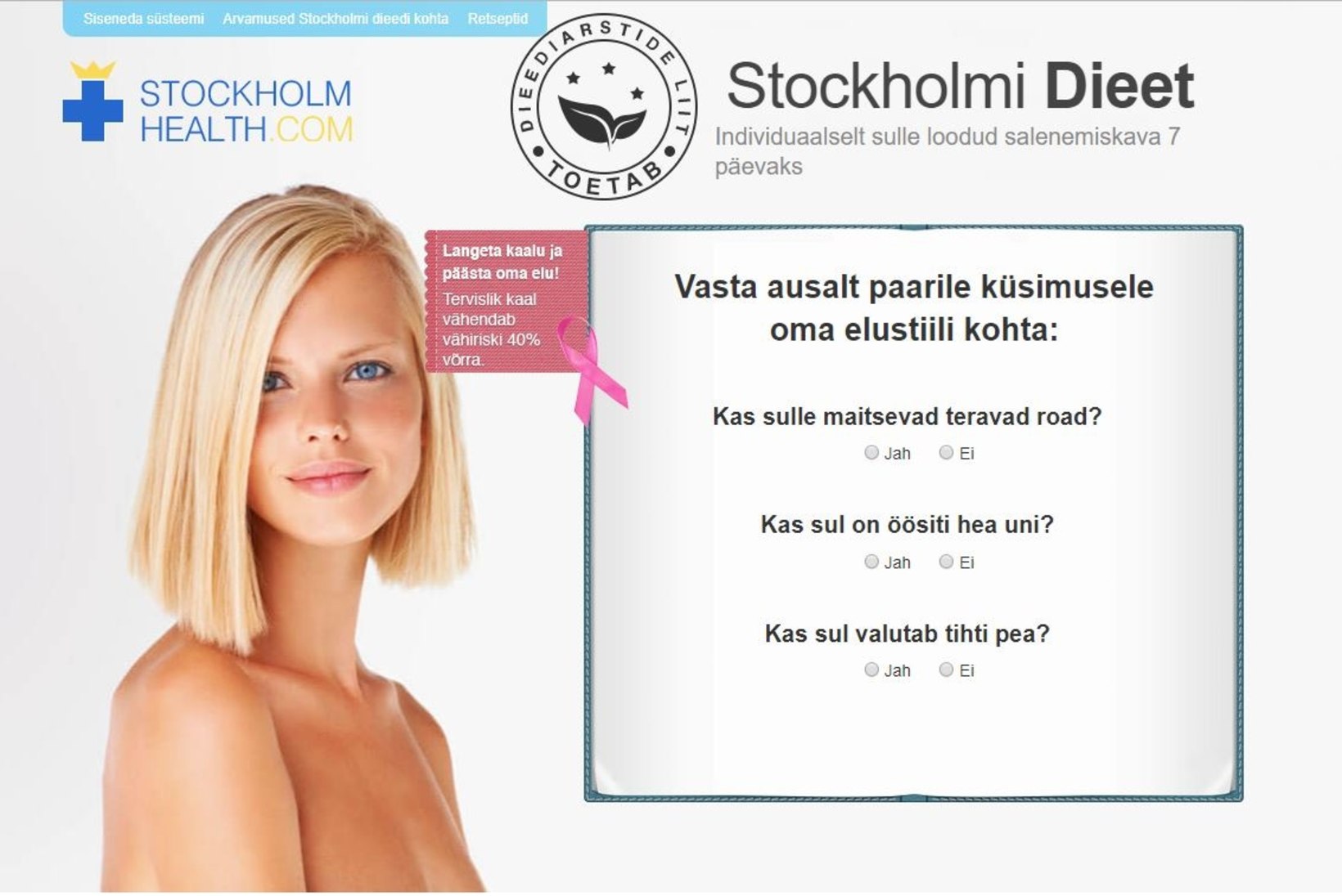 Stockholmi dieeti reklaamiv dieediarstide liit asub Lätis