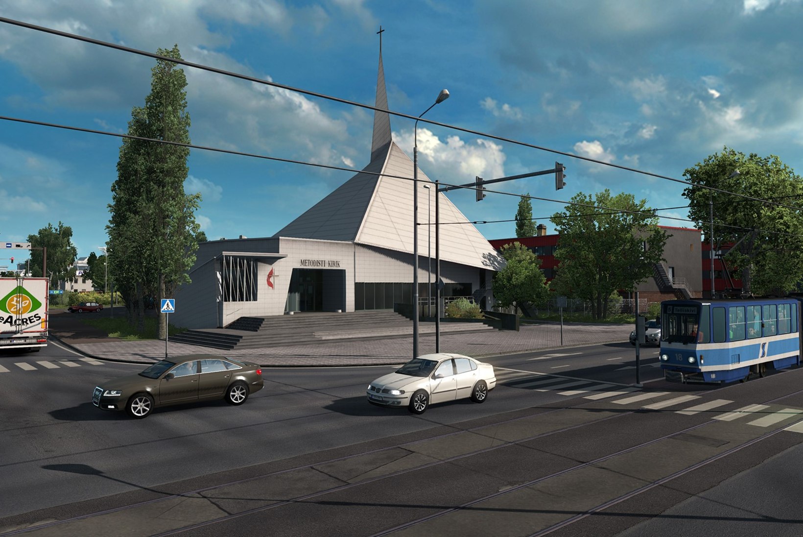 „Euro Truck Simulator 2“ uus lisapakk lubab mängijal juba täna Tallinna-Tartu maanteed vallutada