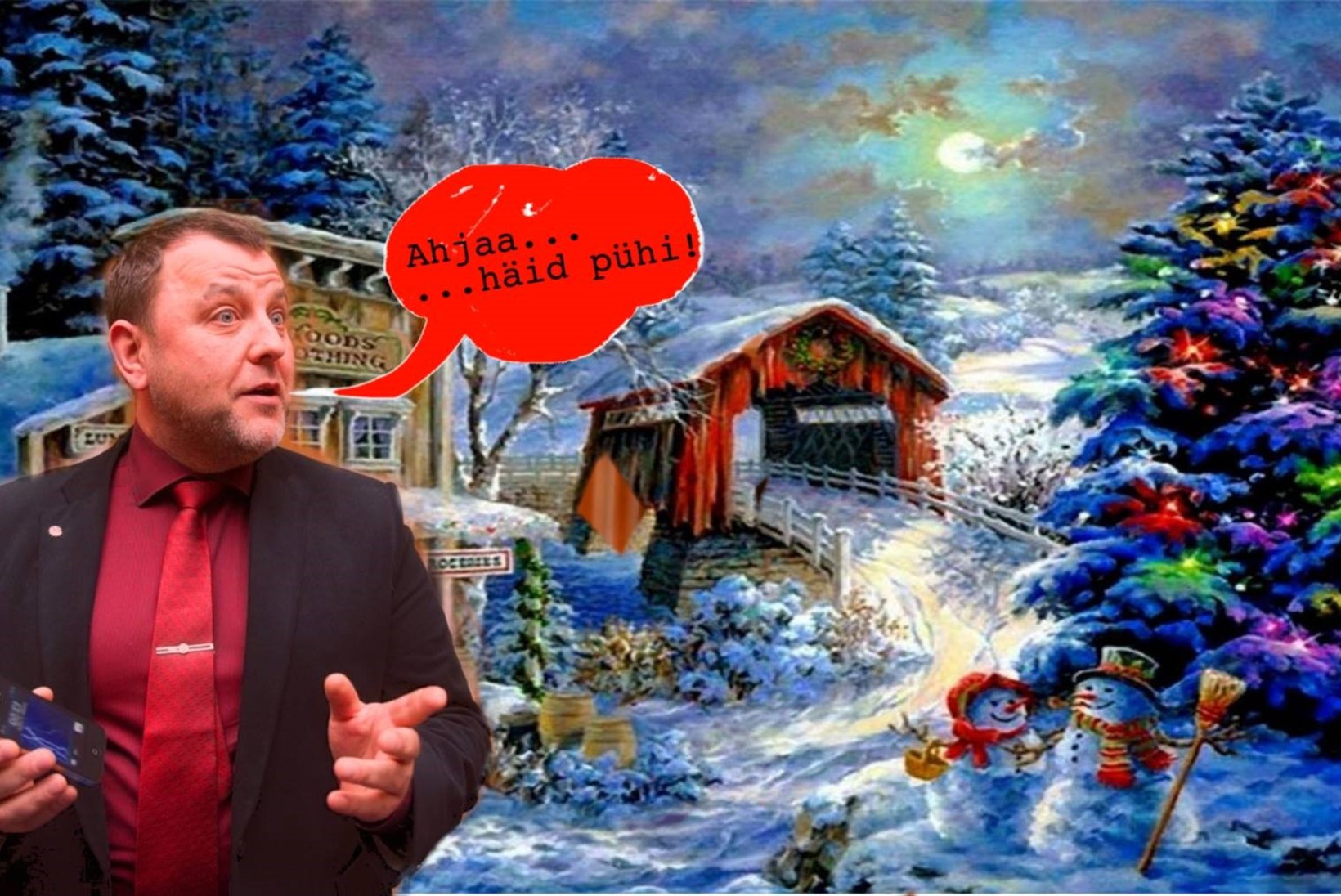 Sven Sester sattus kentsaka jõulukaardi tõttu internetitrollide küüsi