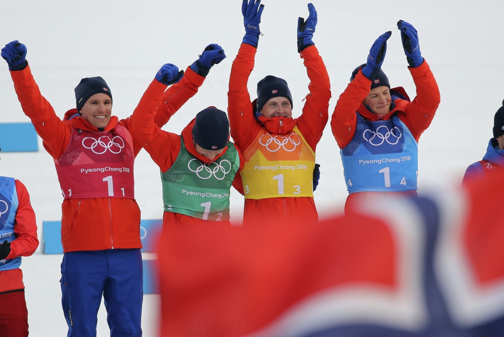 Krüger, Kläbo ja Kelly Sildaru trikimeistrist kolleeg tõstsid Norra medalitabelis esimeseks