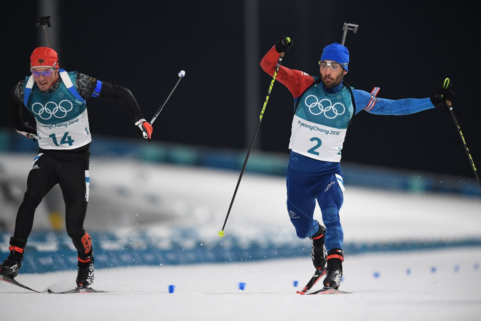 MILLINE FINIŠ! Martin Fourcade võitis Pyeongchangis teise kuldmedali paari sentimeetriga