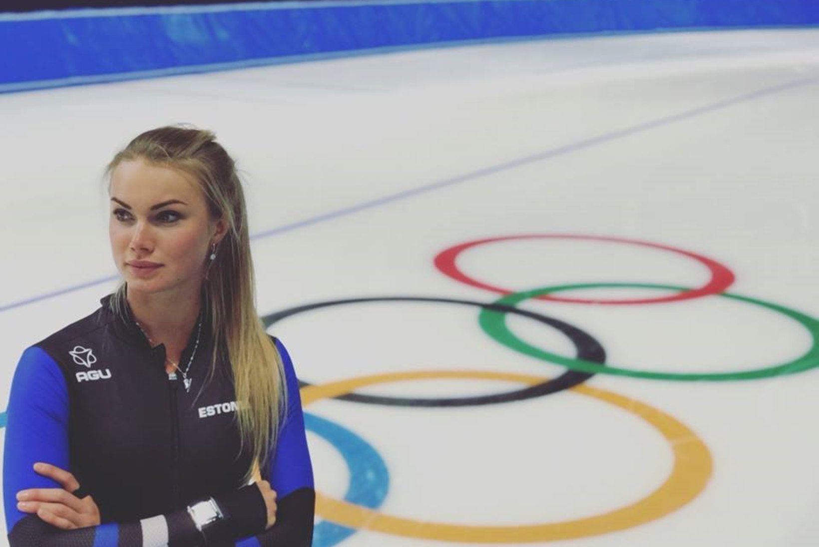 Olümpiamängude avatseremoonial kannab Eesti lippu kiiruisutaja Saskia Alusalu