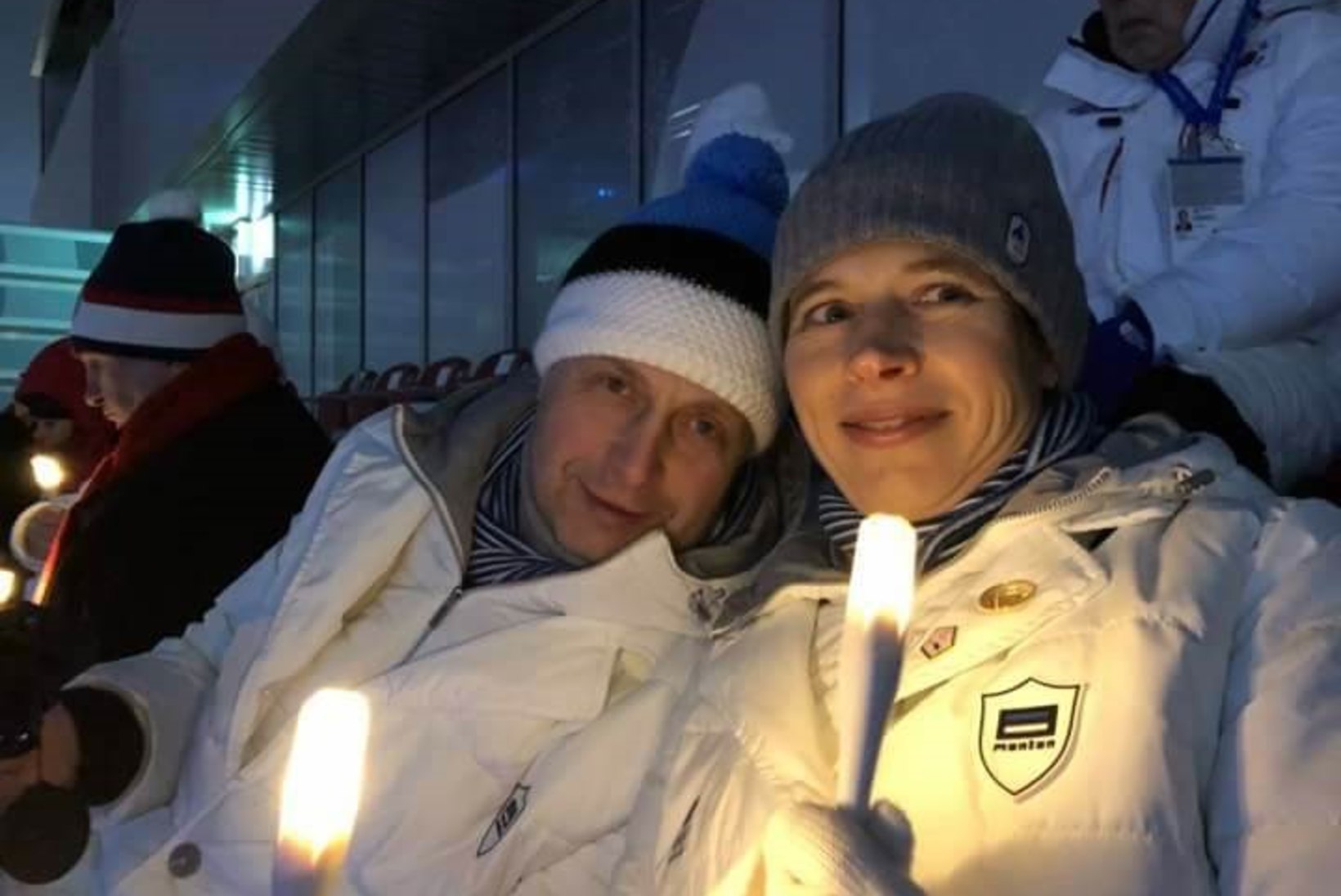 FOTOD | President Kersti Kaljulaid nautis koos abikaasaga olümpiamängude avatseremooniat