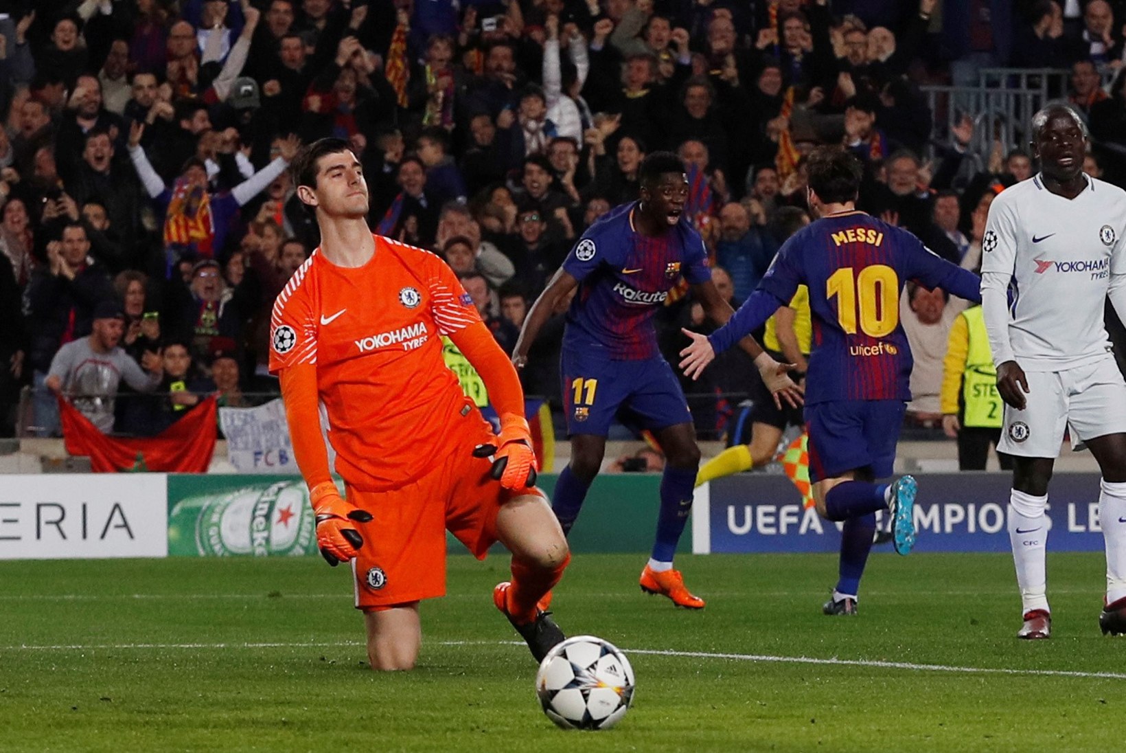 GALERII | Rekordiliselt kiire värava löönud Lionel Messi jõudis Cristiano Ronaldoga samasse seltskonda, Barcelona murdis kindlalt kaheksa hulka