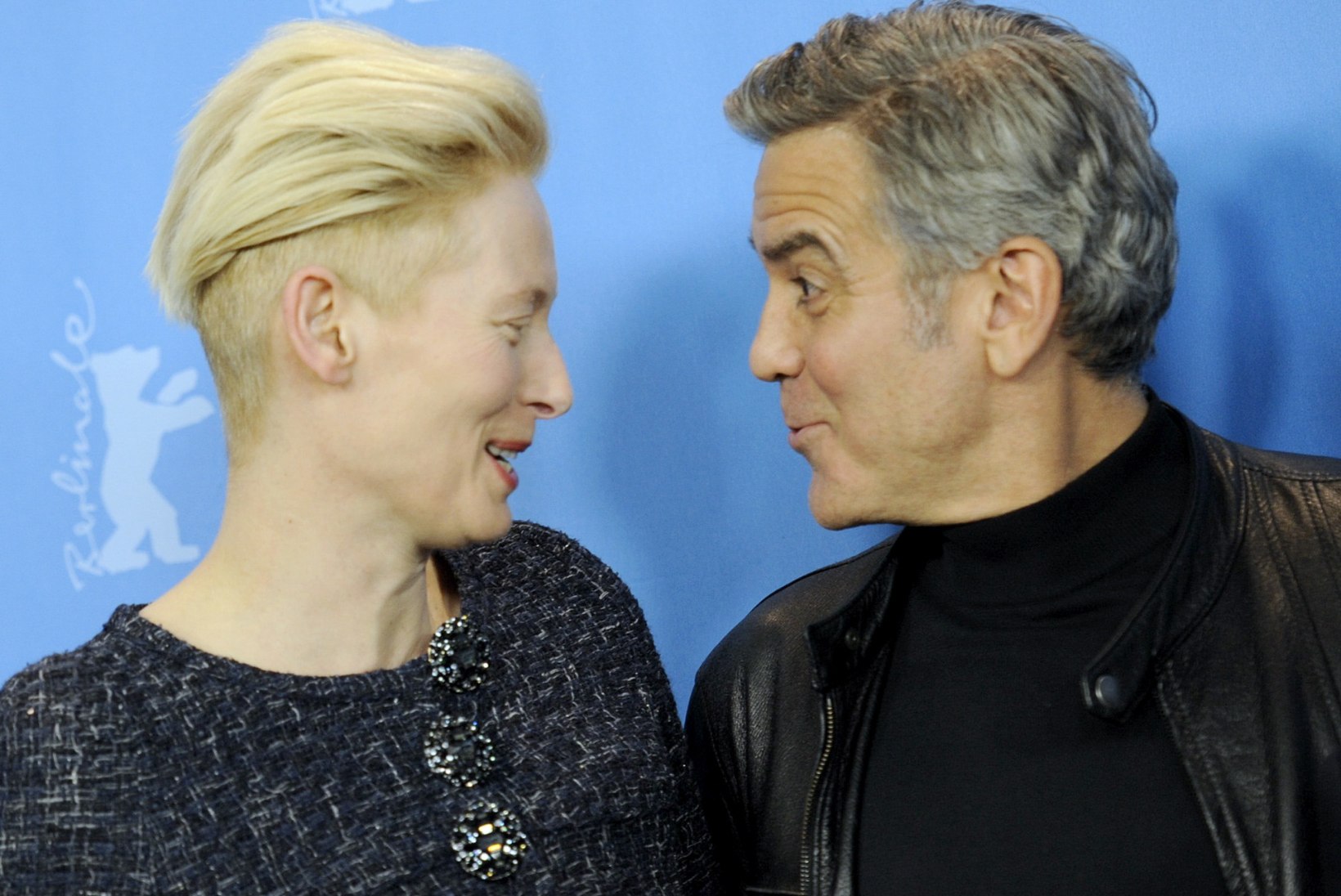Tilda Swinton pidi end ribadeks naerma, kui Clooney kaksikud sai