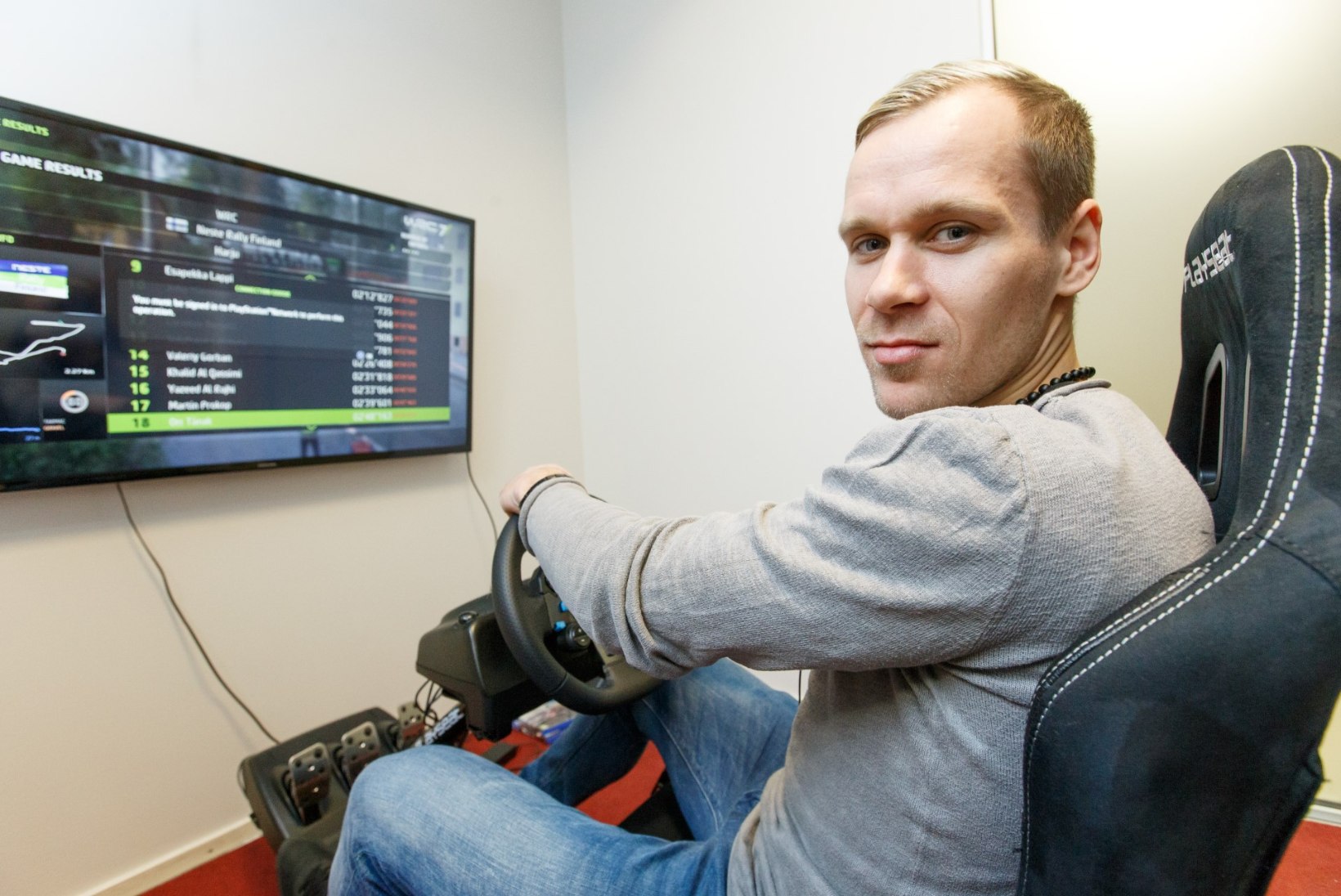 ÕL VIDEO | Jalgpallur Andre Frolov tuhises Soome WRC rallil ütlemata kärmelt