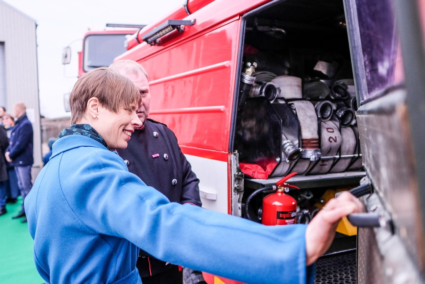 TV3 VIDEO | President Kaljulaid avas Kaberneeme vabatahtliku päästekomando uue depoo