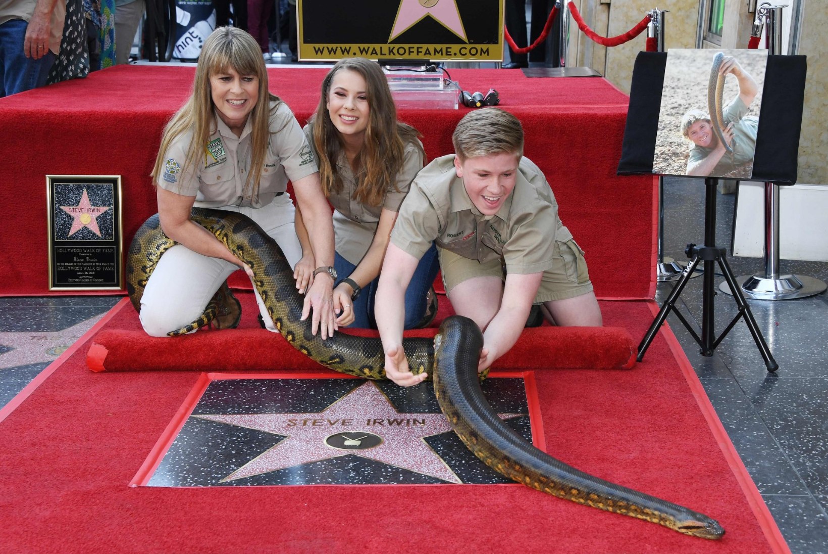 Astelrairünnakus hukkunud Steve Irwin sai Hollywoodi kuulsuste kõnniteele tähe