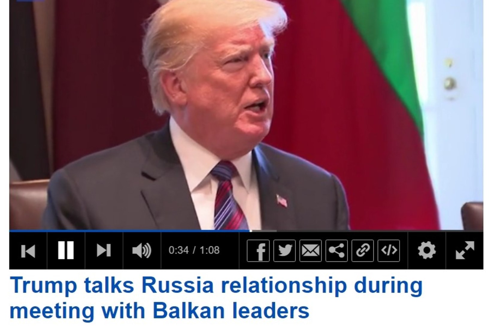 VEIDI MÖÖDA: Briti ajaleht kuulutas, et Trump kohtus Balkani liidritega