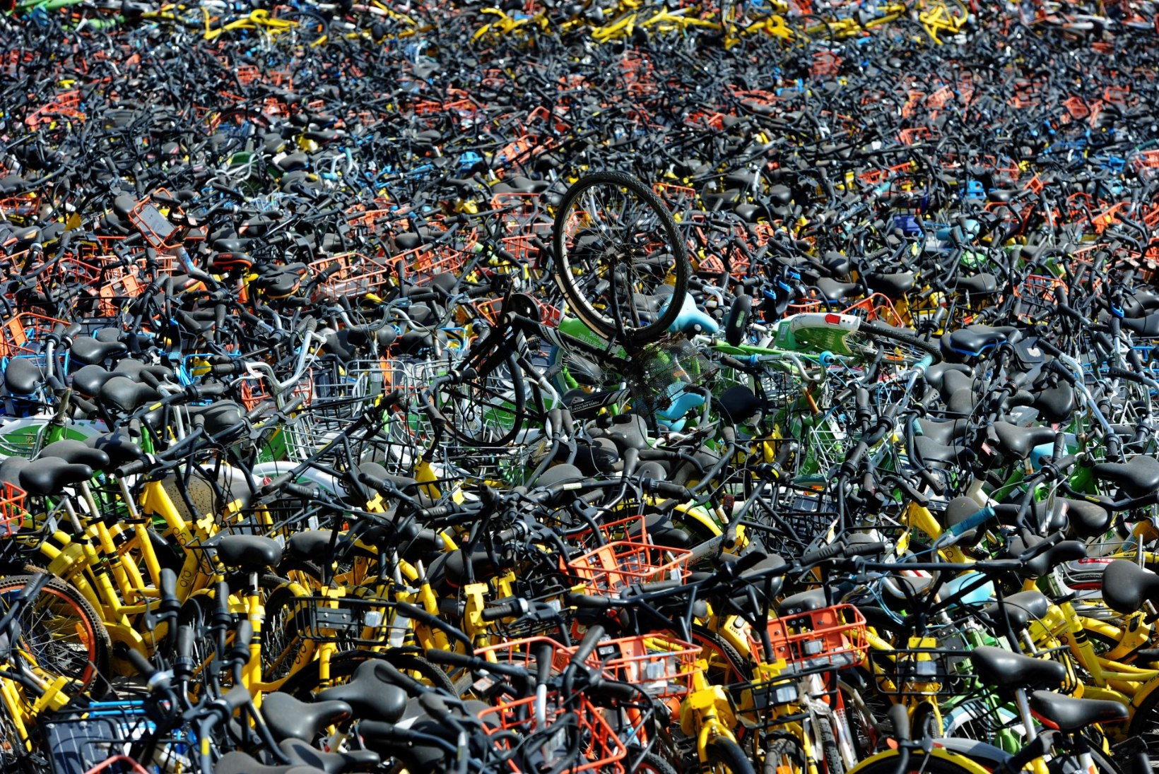 VIDEO JA FOTOD | Hiinas on tekkinud enneolematud jalgrataste surnuaiad