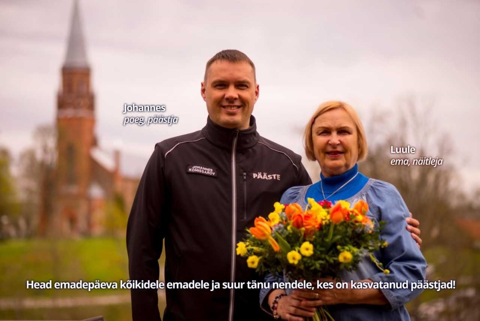 Päästeameti emadepäevakaardil särab enda päästjast pojaga Luule Komissarov