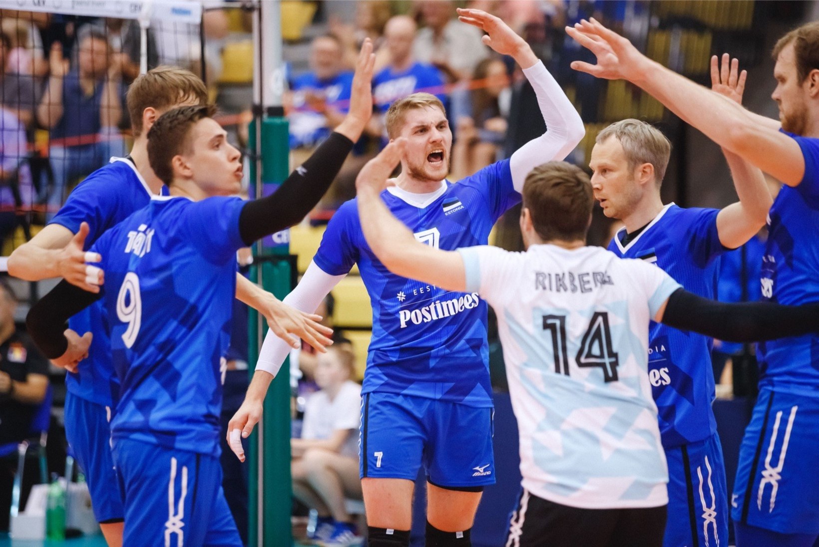 Eesti võrkpallimeeskond alistas Rootsi ja lõpetas avaringi täiseduga!