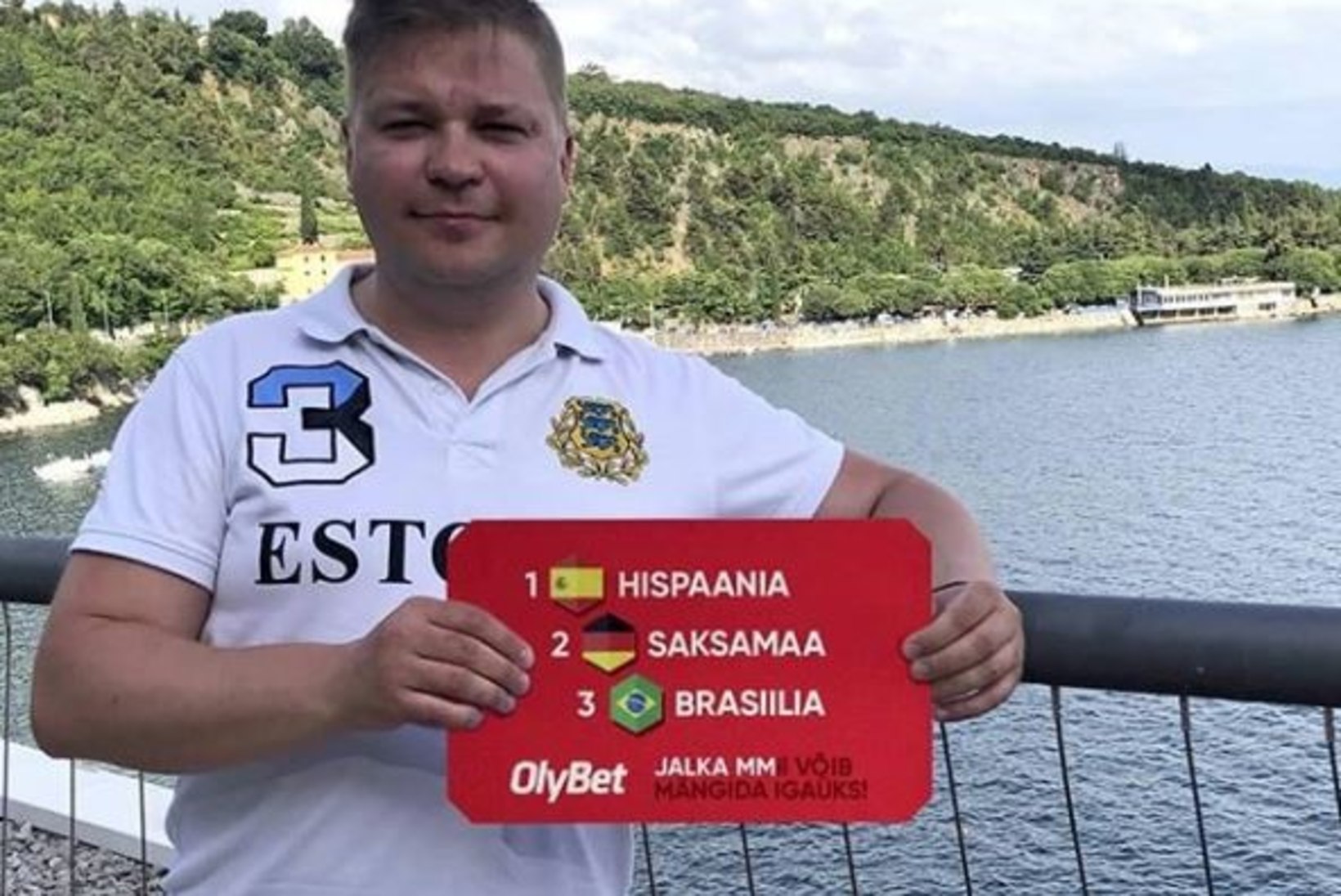 Telenägu Erkki Sarapuu: vaatasime jalgpalli rannas, aga internet sai kiiresti otsa!
